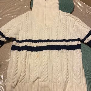 1/4 quarter neck sweater